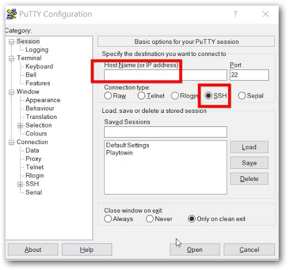 How to Connect Linux VPS with Putty