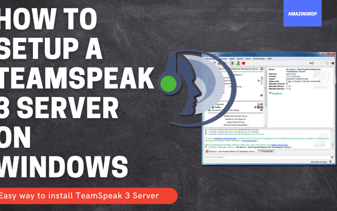 How to Setup a TeamSpeak 3 Server on Windows