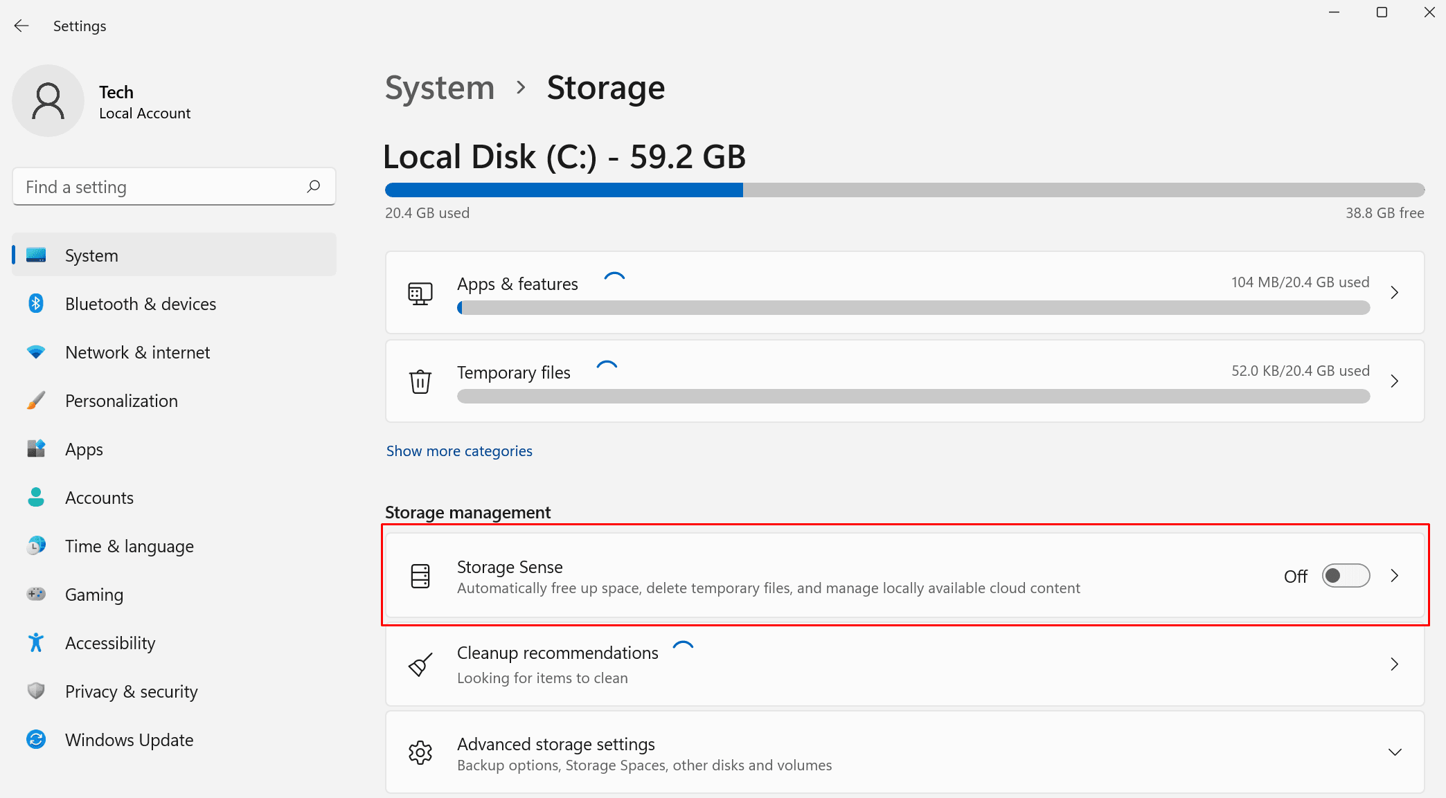 Delete temporary files