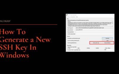 How To Generate a New SSH Key In Windows