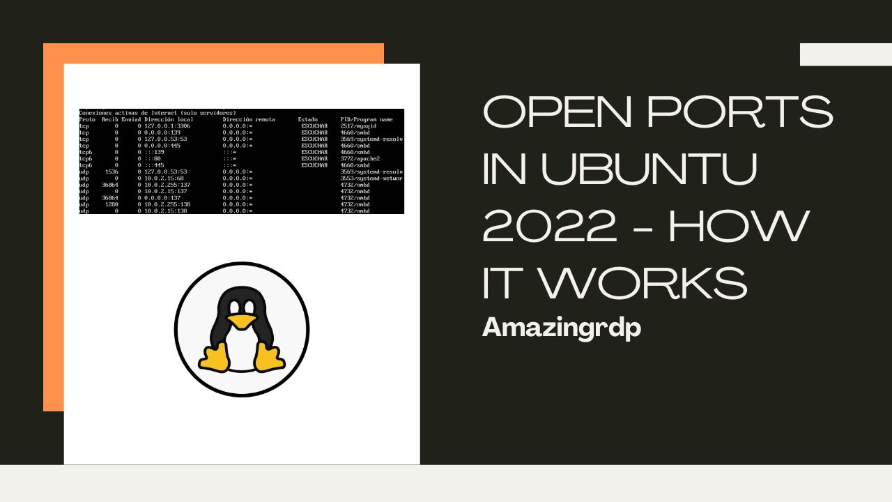 Open ports in Ubuntu