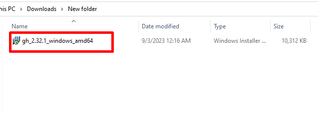 Run github installer