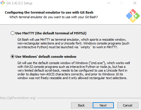 use git from windows command prompt
