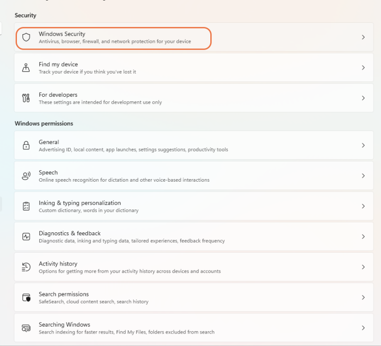 Disable windows firewall