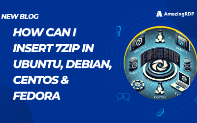 How can I insert 7Zip in Ubuntu, Debian, Centos & Fedora