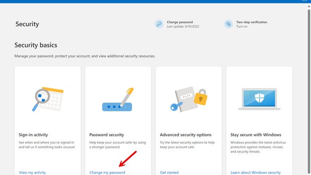 Secure Microsoft account 