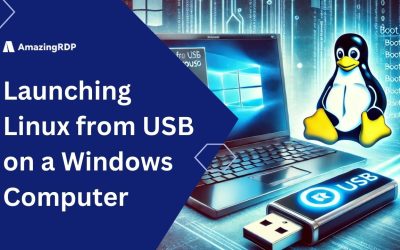 Launching Linux from USB on a Windows Computer