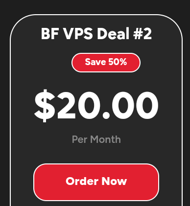 Friday Sale VPS 