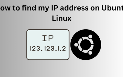 How to find my IP address on Ubuntu Linux