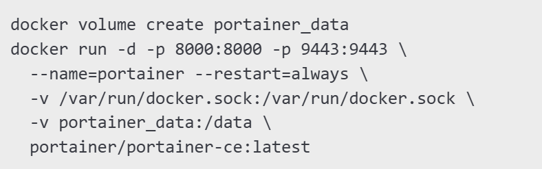 Install Portainer