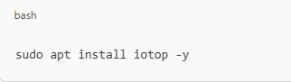 Monitoring Disk IO with iotop