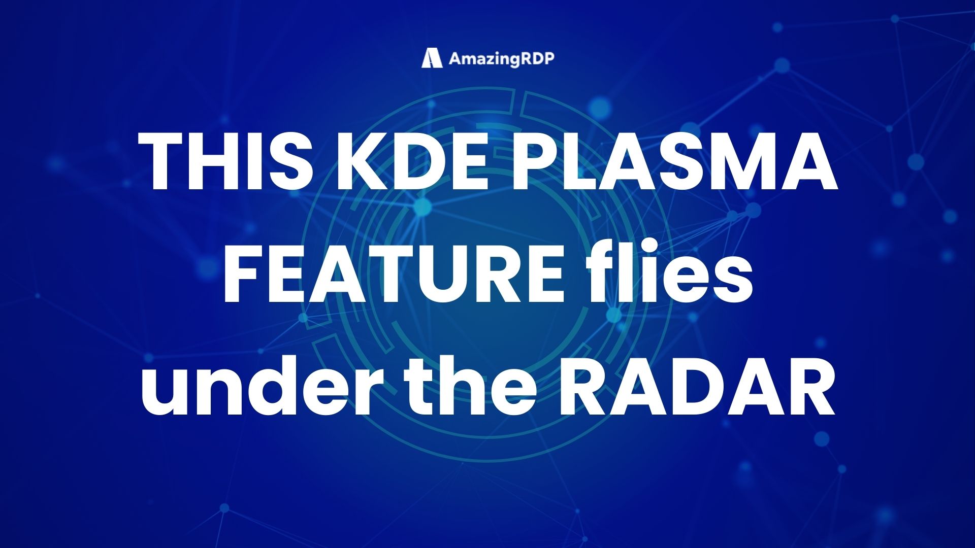 KDE PLASMA FEATURE