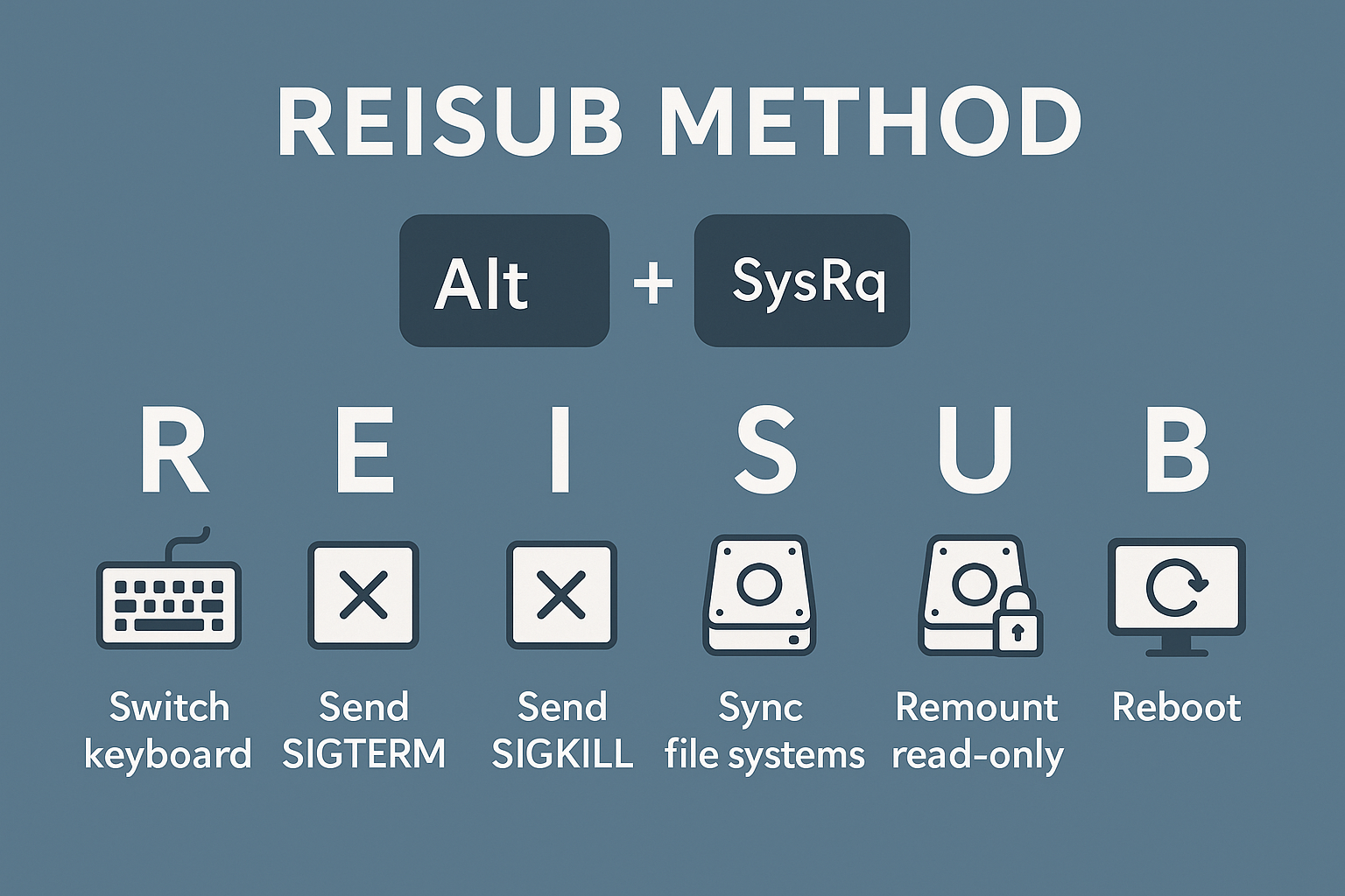 REISUB UBUNTU FREEZES