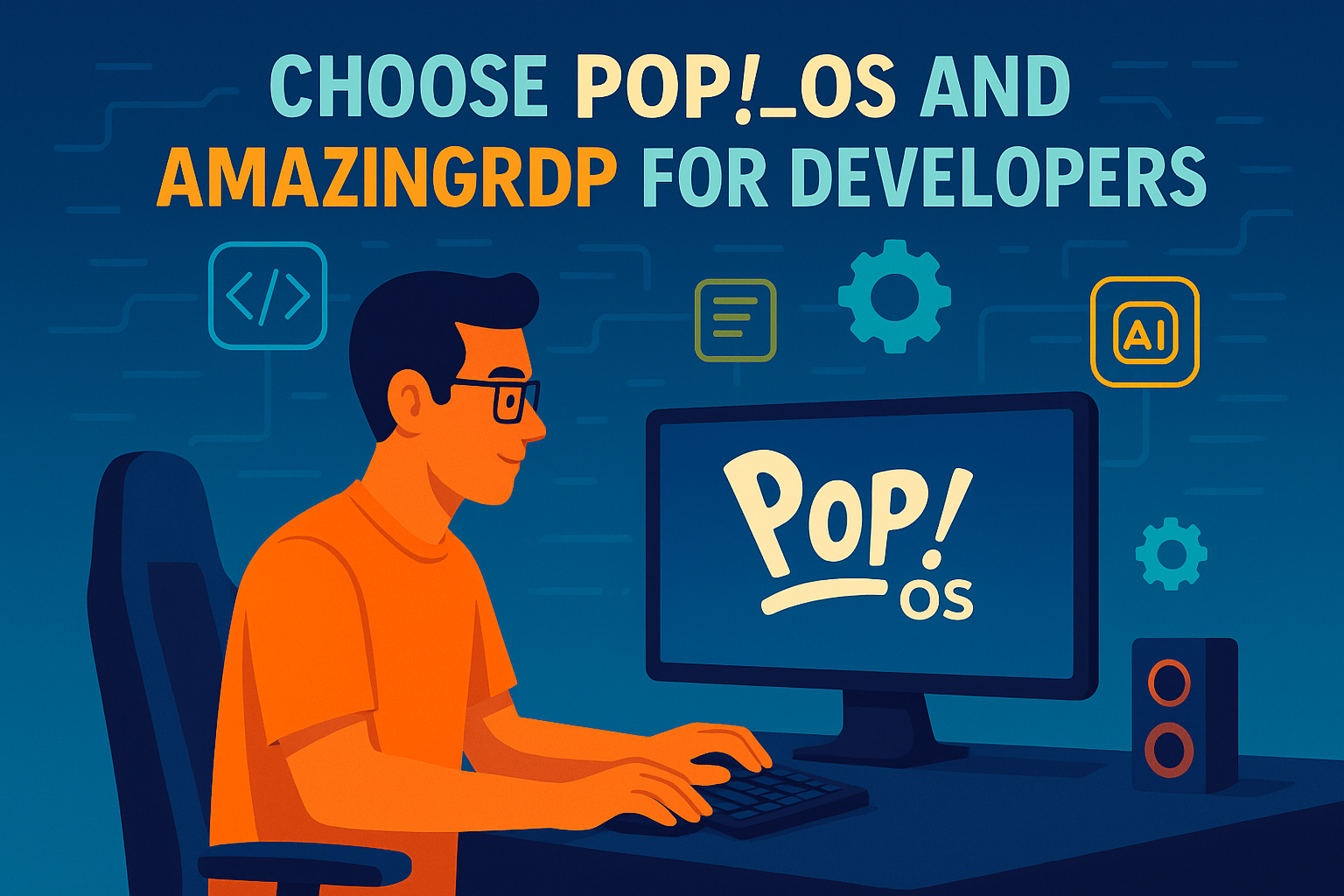 Pop!_OS for developers Green side of AMAZINGRDP