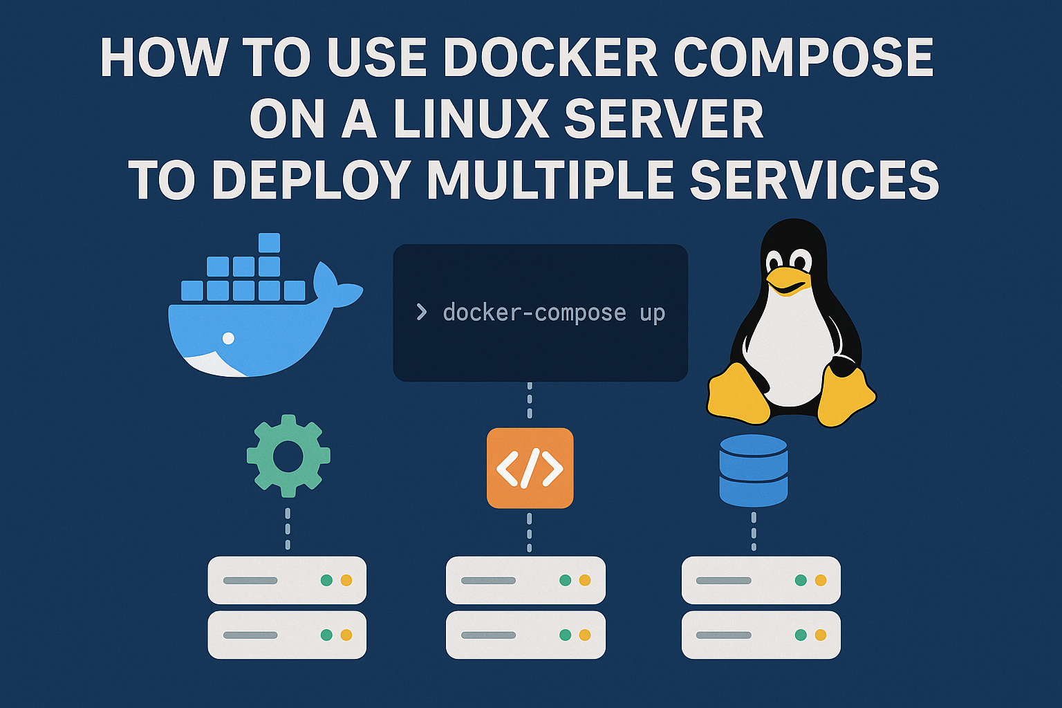 How to Use Docker Compose on a Linux Server to Deploy Multiple Services