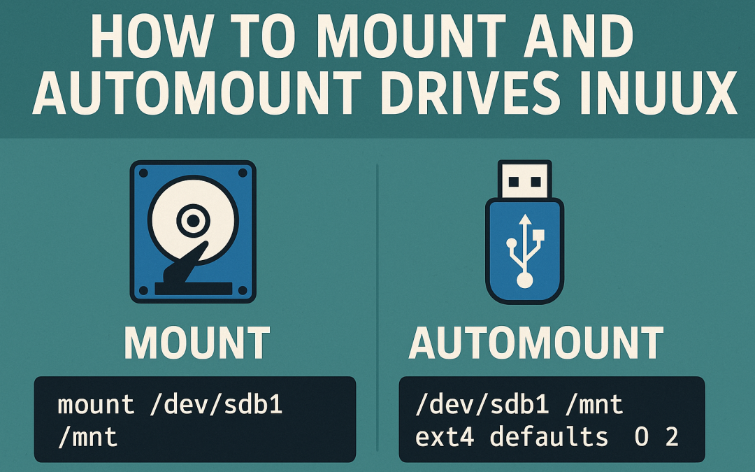 How to Mount and Automount Drives in Linux