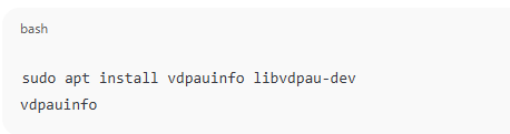 Steps for VDPAU